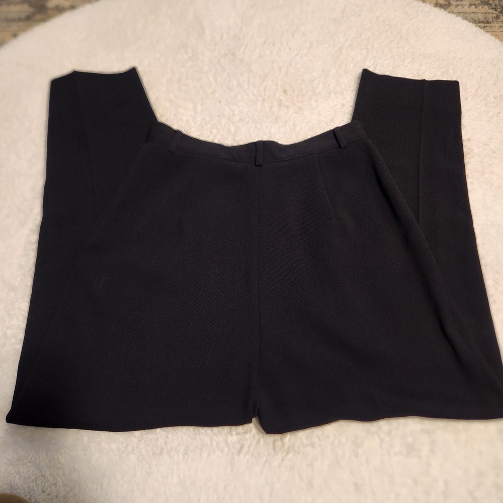 Garfield & Marks Sydney Trouser Black Pleated High Rise Dress Pants Size 4 - Picture 8 of 8